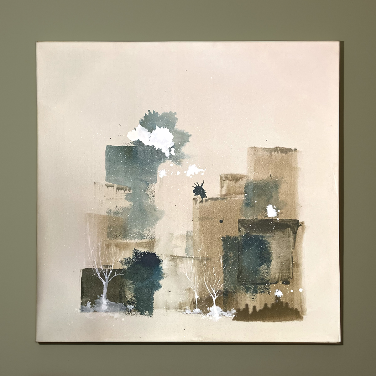 New Snow - shekoufeh sharifi - painting