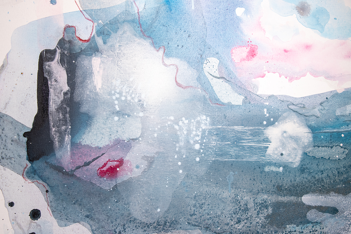 Scream of the storm - shekoufeh sharifi - painting